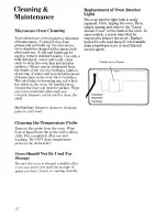 Preview for 24 page of Zanussi MW632 Instructions For Use And Care Manual