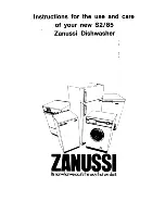Zanussi S2/85 Instructions For Use And Care Manual preview