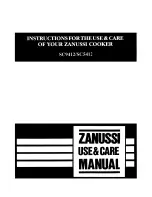 Zanussi SC9412 Instructions For The Use And Care предпросмотр