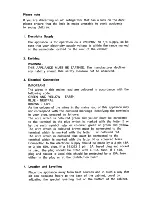 Preview for 3 page of Zanussi SL 1700 A Use And Care Instructions Manual