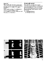 Preview for 11 page of Zanussi Z 70 VS Use And Care Instructions Manual