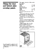 Предварительный просмотр 24 страницы Zanussi Z 70 VS Use And Care Instructions Manual