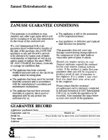 Preview for 8 page of Zanussi Z1163 TR Instruction Manual