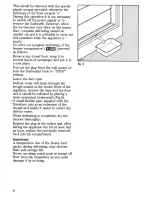 Предварительный просмотр 8 страницы Zanussi Z20/9 Instructions For Use Manual