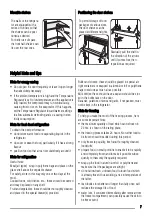 Предварительный просмотр 7 страницы Zanussi ZBB 7266 User Manual