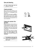 Предварительный просмотр 27 страницы Zanussi ZCE 7690 User Manual