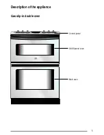 Предварительный просмотр 5 страницы Zanussi ZCG7680 User Manual