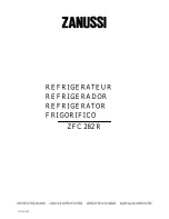 Zanussi ZFC282R Instruction Booklet preview