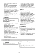 Preview for 31 page of Zanussi ZHB90460XA User Manual