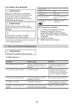 Preview for 61 page of Zanussi ZHB90460XA User Manual