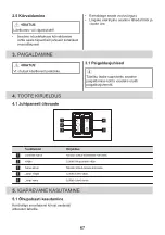 Preview for 67 page of Zanussi ZHB90460XA User Manual