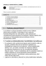 Preview for 71 page of Zanussi ZHB90460XA User Manual