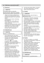 Preview for 74 page of Zanussi ZHB90460XA User Manual