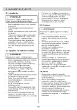 Preview for 91 page of Zanussi ZHB90460XA User Manual