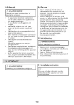 Preview for 152 page of Zanussi ZHB90460XA User Manual