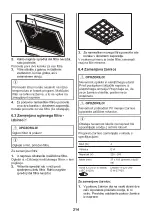 Preview for 214 page of Zanussi ZHB90460XA User Manual