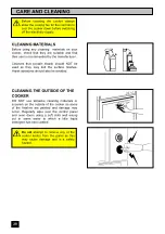 Предварительный просмотр 28 страницы Zanussi ZHF865 W Instruction Booklet