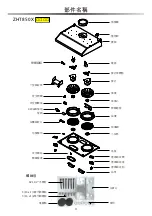 Предварительный просмотр 5 страницы Zanussi ZHT800X Operating	 Instruction