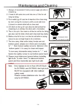 Предварительный просмотр 29 страницы Zanussi ZHT800X Operating	 Instruction