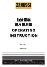 Zanussi ZHT910X Operating	 Instruction preview