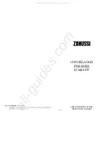 Zanussi ZI 9220 FF Installation Manual preview