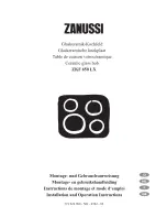 Zanussi ZKF 650 LX Installation And Operation Instructions Manual предпросмотр