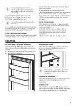 Preview for 9 page of Zanussi ZNHN18FS1 Instructions For Use Manual