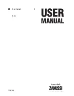 Предварительный просмотр 1 страницы Zanussi ZOB 150 User Manual