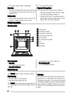 Предварительный просмотр 4 страницы Zanussi ZOB 150 User Manual