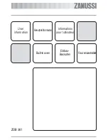 Zanussi ZOB 361 User Information preview