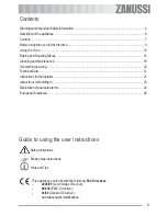 Preview for 3 page of Zanussi ZOB 361 User Information