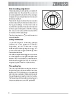 Preview for 8 page of Zanussi ZOB 361 User Information