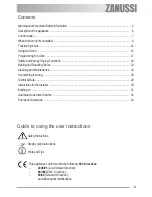 Предварительный просмотр 3 страницы Zanussi ZOB 593 User Information