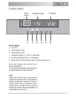 Предварительный просмотр 7 страницы Zanussi ZOB 593 User Information