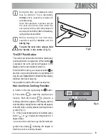 Предварительный просмотр 9 страницы Zanussi ZOB 593 User Information