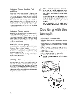 Предварительный просмотр 8 страницы Zanussi ZOB 691 Instruction Manual