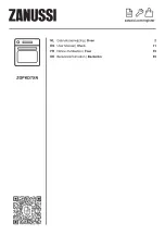 Предварительный просмотр 1 страницы Zanussi ZOPKD7XN User Manual