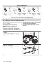 Предварительный просмотр 106 страницы Zanussi ZOPKD7XN User Manual