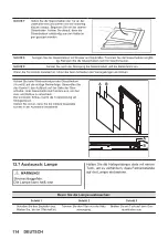 Предварительный просмотр 114 страницы Zanussi ZOPKD7XN User Manual