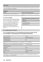 Предварительный просмотр 116 страницы Zanussi ZOPKD7XN User Manual