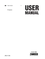 Предварительный просмотр 1 страницы Zanussi ZRG717CW User Manual