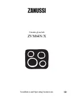 Zanussi ZVM64N Installation And Operating Instructions Manual preview