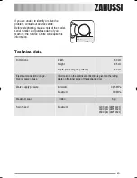 Preview for 23 page of Zanussi ZWF 1221 G User Manual