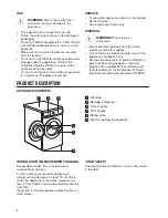 Preview for 4 page of Zanussi ZWF 81243W User Manuals