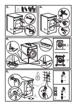 Preview for 3 page of Zanussi ZWF744B3PW Installation Instruction