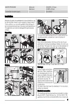 Preview for 9 page of Zanussi ZWQ 385 User Manual