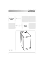 Zanussi ZWT 3002 User Manual preview