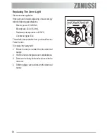 Предварительный просмотр 32 страницы Zanussi ZYB 591 XL Instruction Booklet