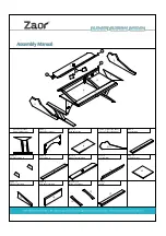 Предварительный просмотр 3 страницы Zaor Marea Assembly Manual