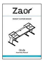 Zaor Onda Assembly Manual предпросмотр